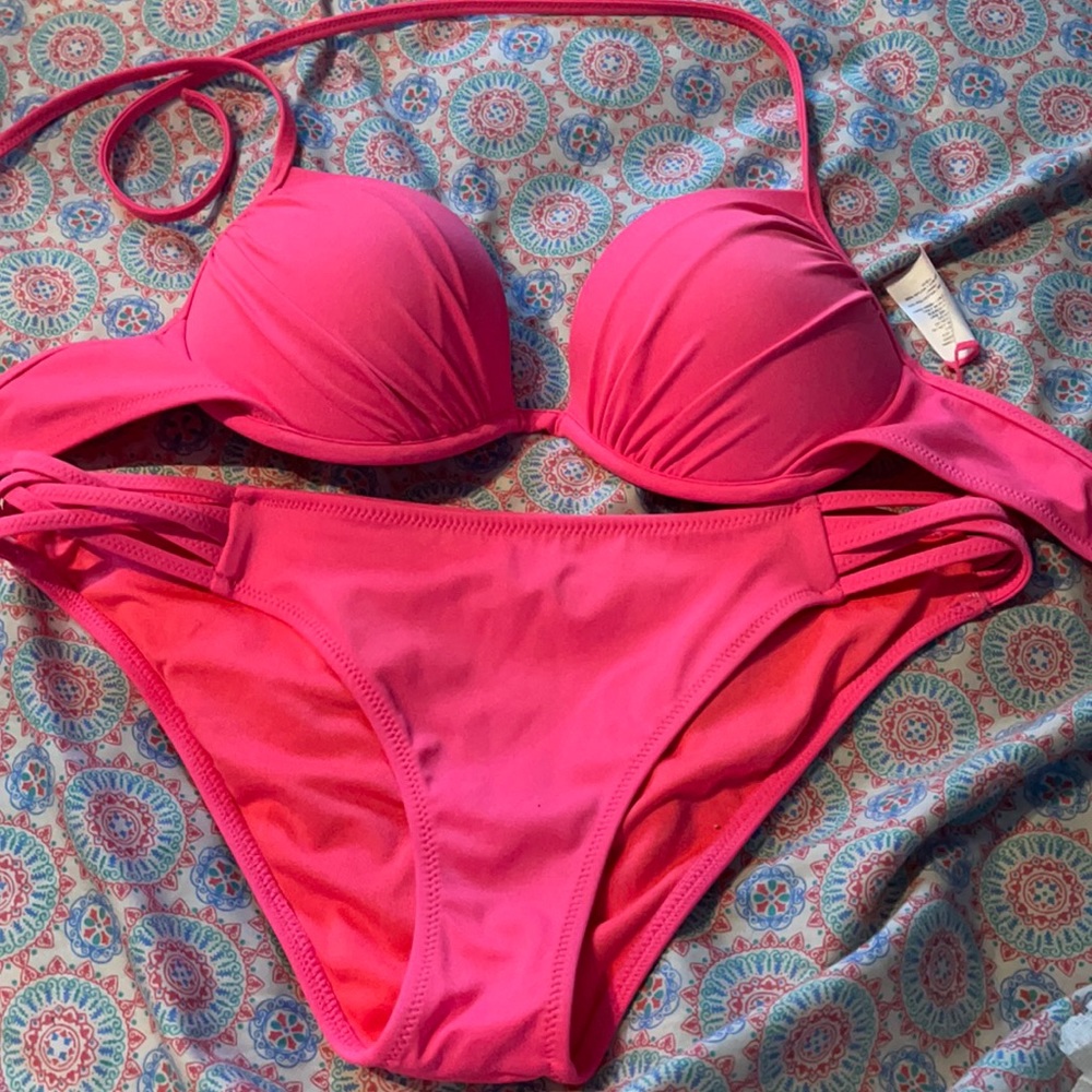 Pink swim suit